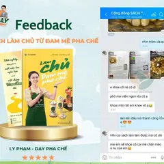 Học viên nhắn tin khoe món làm theo sách