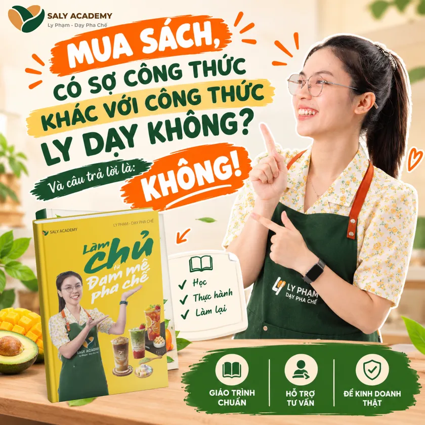 Mua sách có sợ công thức khác với Ly dạy không? Không: học, thực hành, làm lại
