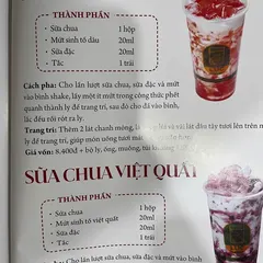 Trang công thức Sữa chua dâu và Sữa chua việt quất