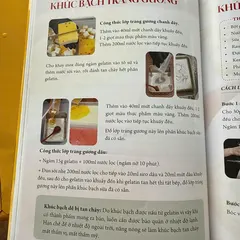 Trang công thức Khúc bạch tráng gương