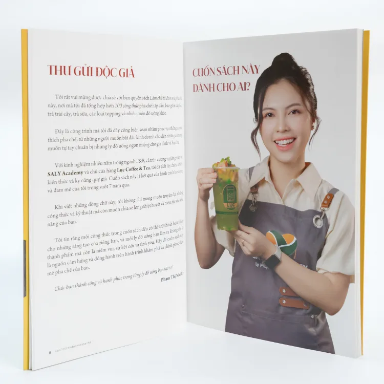 Sách mở ở trang Thư gửi độc giả và Cuốn sách này dành cho ai